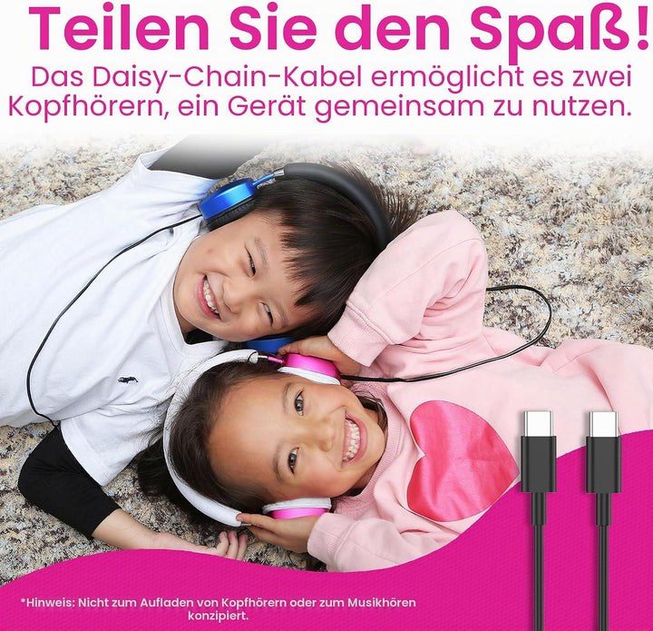 Puro Sound Labs PuroQuiet Plus Lautstärkebegrenzte On-Ear Active Noise Cancelling Bluetooth Kopfhöre