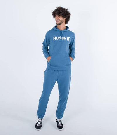 Hurley Herren OAO Solid Summer Po Sweatshirt S Dunkelblau (Deep Aqua), S Dunkelblau (Deep Aqua)