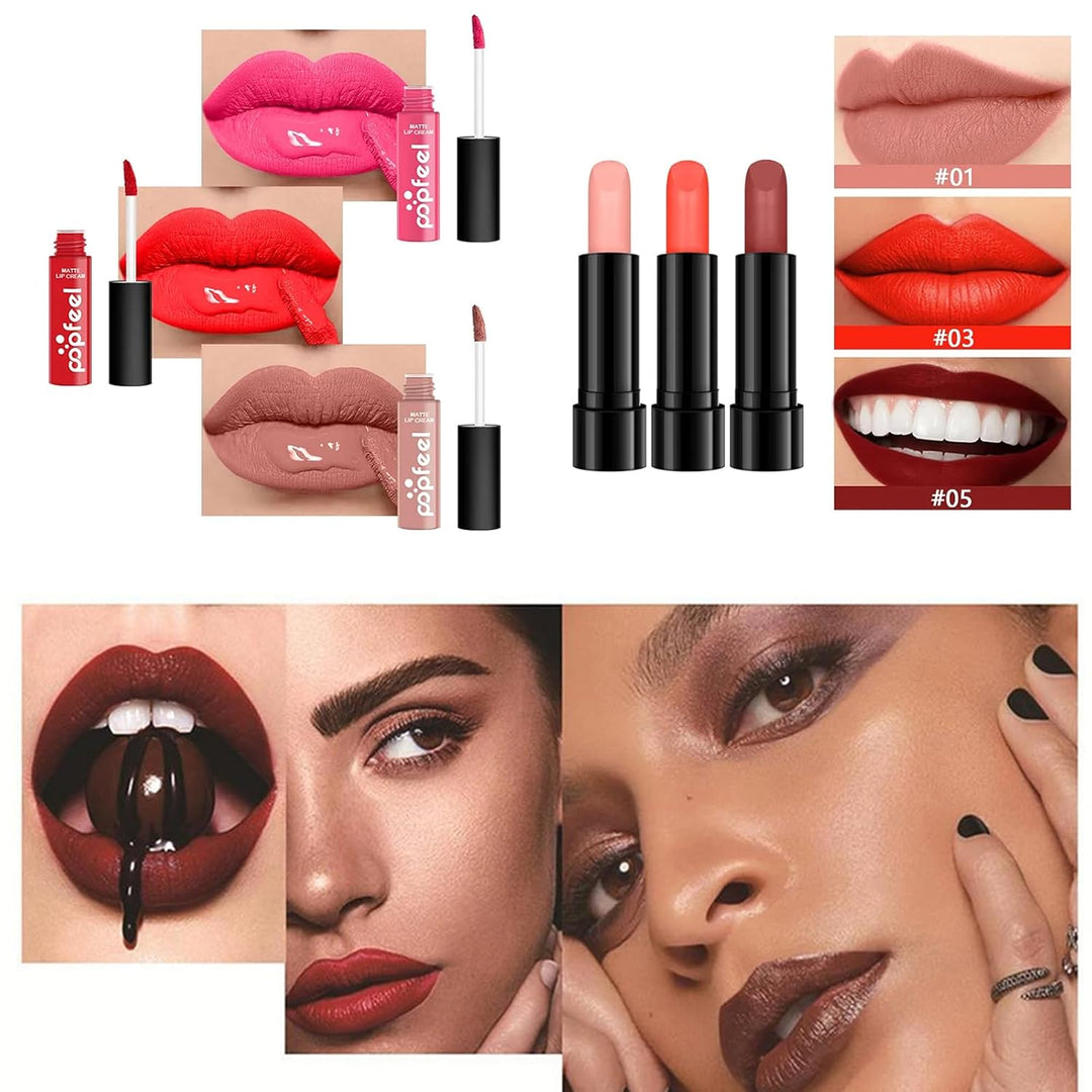 BrilliantDay Mehrzweck Make-up-Set All-in-One Make-up-Geschenkset Kosmetik-Palette Starter Kit Lipgl