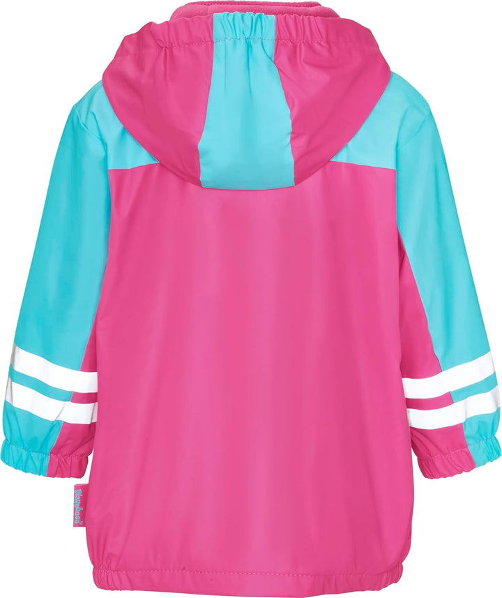 Playshoes Unisex Kinder Regen-Anzug mit Fleece-Futter Warmer Wasserdichter Matschanzug Regenbekleidu