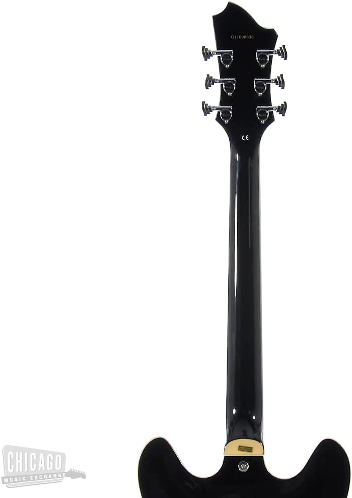 Hagstorm Tremar Viking Deluxe E-Gitarre, Schwarz