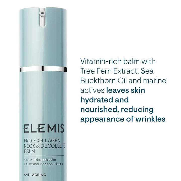 Elemis Pro-Collagen-Hals- und Dekolleté-Balsam, Anti-Falten-Hals-Balsam, 1er Pack (1 x 50 ml)