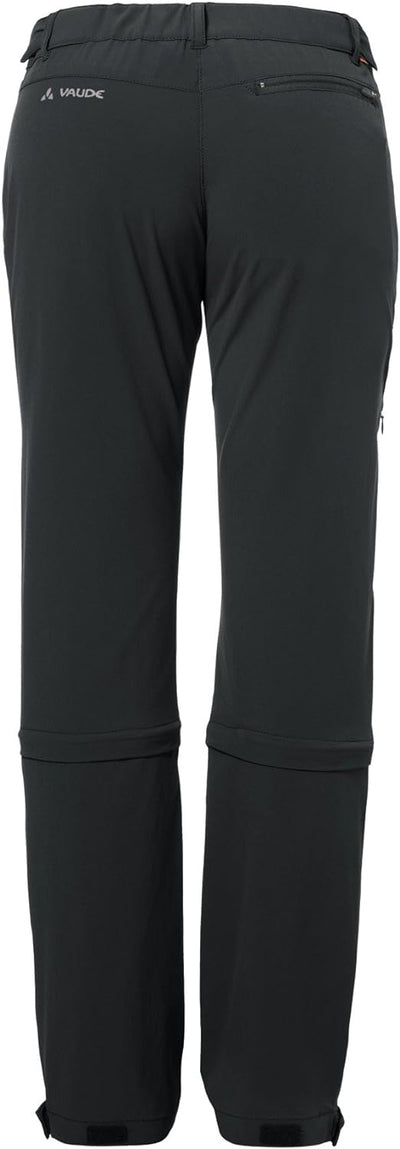 VAUDE Damen Women's Farley Stretch Capri T-Zip Ii Hose, black, 44-Long