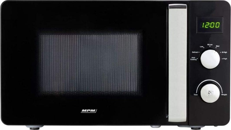 MPM MPM-20-KMG-03 20-KGM-03 Mikowelle-Backofen 20L, Kompakt, LED-Display, Automatische Auftaufunktio