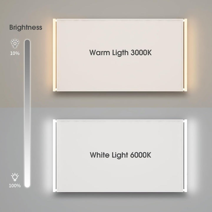 Infrarotheizung Deckenmontage 440W, Infrarot Deckenheizung mit LED Licht Beleuchtung Kaltweiss/Warmw