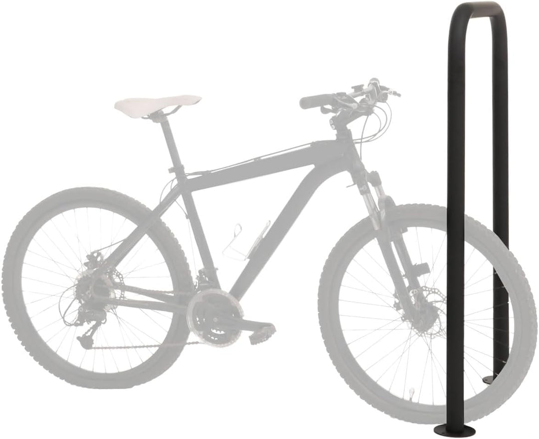 Mendler Fahrradbügel HWC-N42, Fahrradständer Anlehnbügel Bügel Absperrung, In-/Outdoor Stahl pulverb