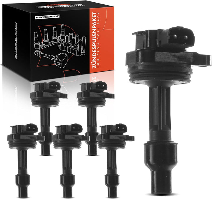 6x Zündspule Zündmodul für 960 964 965 960 II 964 965 S90 V90 2.5L 2.9L 1990-1998 Sechs Stück, Sechs