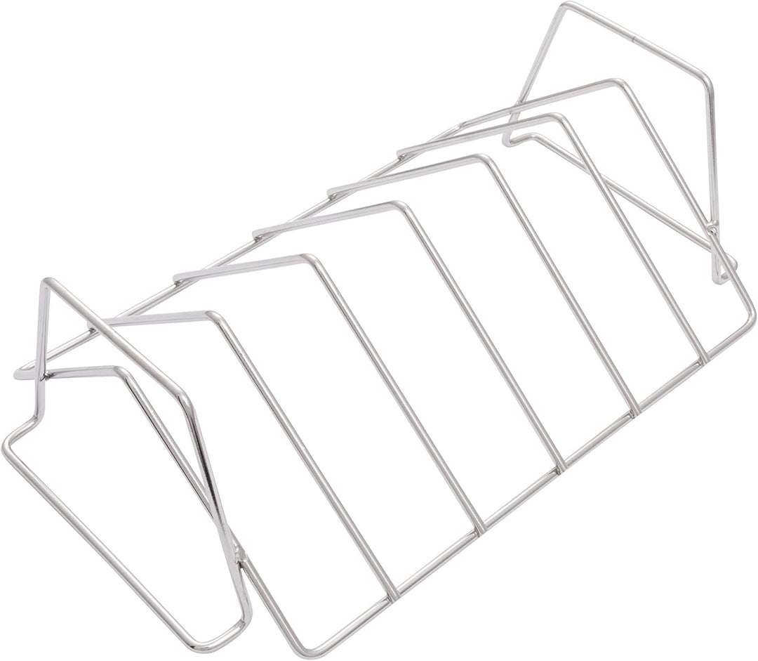 Char-Broil 140 017 Rippen und Bratenhalter, Edelstahl