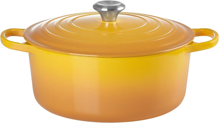 Le Creuset Signature Gusseisen-Bräter mit Deckel, Ø 28 cm, Rund, Für alle Herdarten und Induktion ge