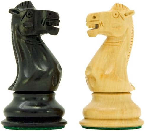 The Regency Chess Company Victoria Serie Ebonisiertes Buchsbaumholz Schachfiguren 9.5cm