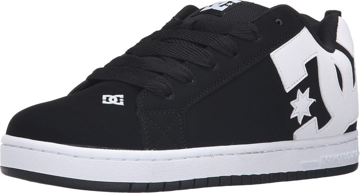 DC Herren Court Graffik Skate-Schuh 47 EU Schwarz 1, 47 EU Schwarz Weiss Weiss