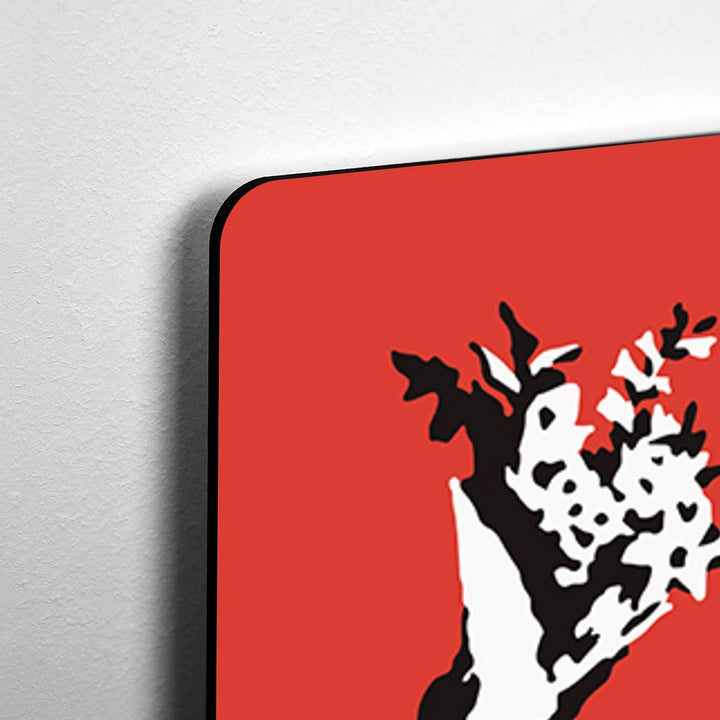 Giallobus - 5 Multi Panel Art Board - Banksy - Banksy Collage - MDF-Holz - 140x100 140x100 MDF-Holz,