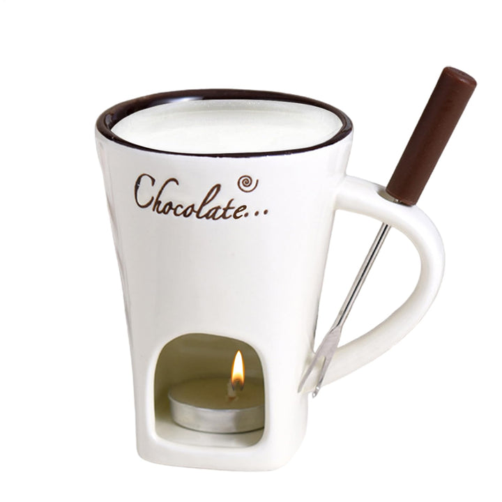 Schokoladenfondue-Becher Tragbarer Butterwärmertopf für Käsesosse, Karamell, | Käse-Schmelzbecher Mi