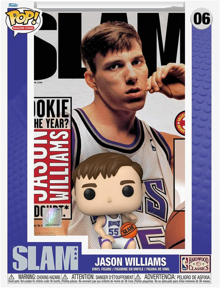 Funko Pop! NBA Cover: SLAM - Jason Williams - Vinyl-Sammelfigur - Geschenkidee - Offizielle Handelsw