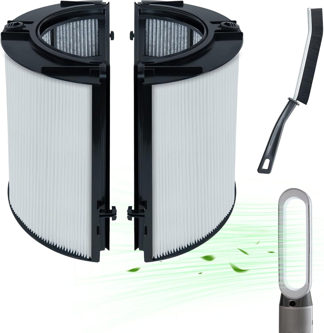 2-in-1 HEPA Filter und Aktivkohlefilter Kompatibel mit Dyson Luftreiniger DP04 HP04 HP06 HP07 HP09 P