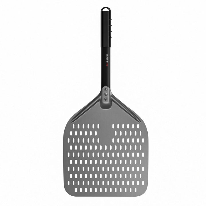 G.a HOMEFAVOR Perforierter Pizzaschieber, Pizzaschaufel aus Hart Eloxiertes Aluminium Rechteckige Pr