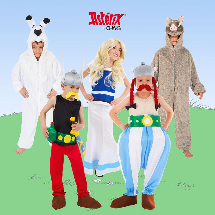 Chaks – cs805301/140 – Kostüm – Kostüm Lizenz Asterix 9 teilig, 140 cm Asterix 140, Asterix 140