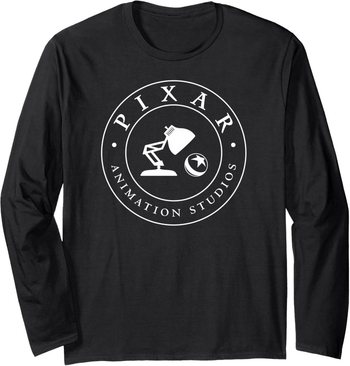 Pixar Animation Studios Luxo Jr. White Logo Langarmshirt