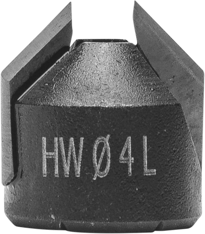 ENT 23300 Aufsteckversenker HW, Durchmesser (d) 4 mm, D 15,5 mm, E 45°, Links d=4 / D=15,5 / E=45°,