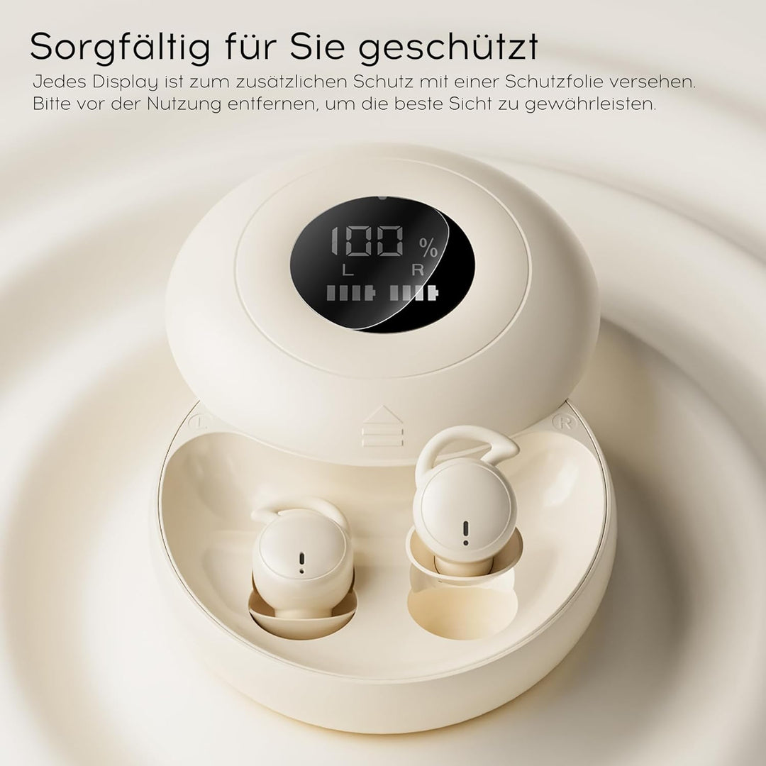 Schlafkopfhörer Bluetooth 6.0, Schlafkopfhörer Seitenschläfer, Mini Kopfhörer zum Schlafen mit Noise