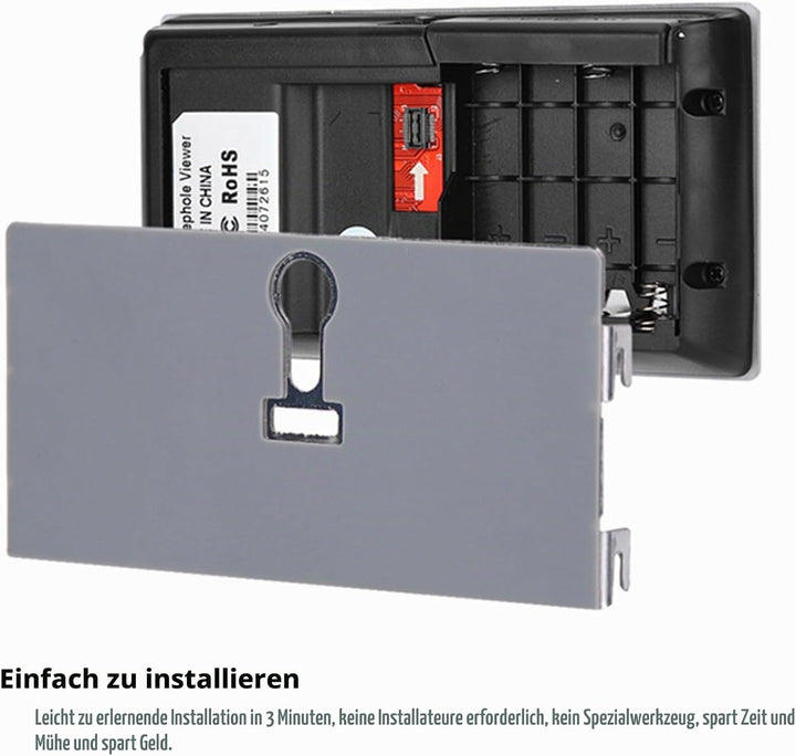 Digital Türspion, 3,5 Zoll LCD Farbbildschirm Digital Türspion Kamera, 120 ° Weitwinkel (HD Senior E