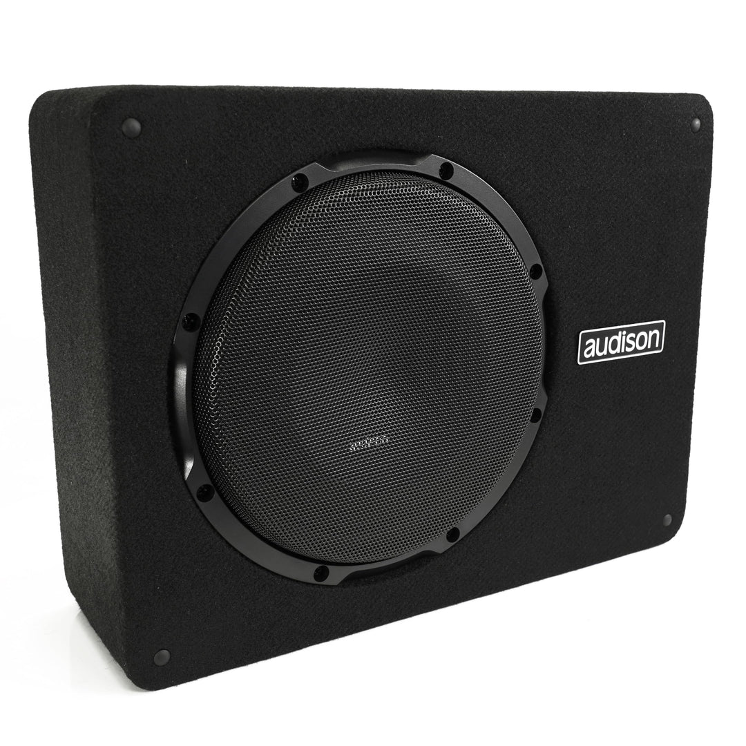 Audison APBX 8 AS2 – 200-mm Aktiv-Subwoofer in geschlossener Box, 500W Peak, integrierter Class-D-Ve