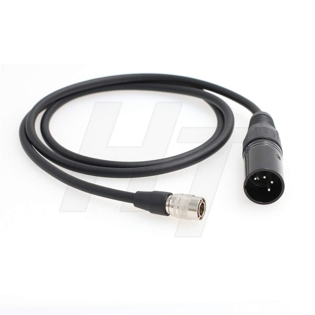 HangTon Stromkabel XLR 4 Pin auf Hirose 4 Pin Soundgeräte Zaxcom Recorder