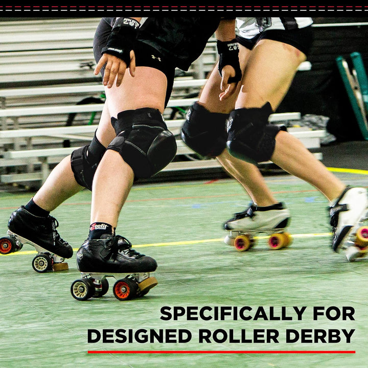 Killer Pads Schutzausrüstung Kneepads Pro Derby M Schwarz, M Schwarz