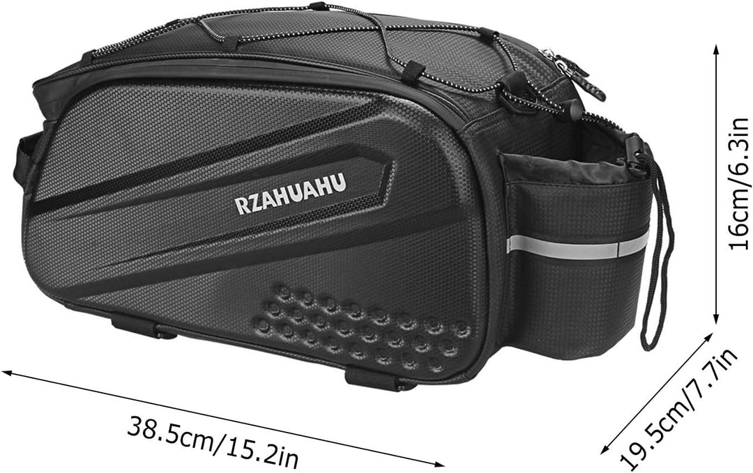 Lixada Fahrrad Gepäckträgertasche 10L Multifunktion Wasserfeste Fahrrad Rücksitz Kofferraumtasche Fa