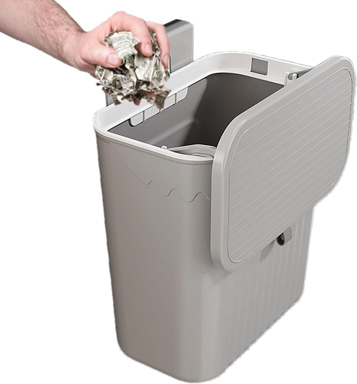 Arbeitsplatte Mülleimer 27 X 13 X 29 Cm Komposteimer Für Küche Hängender Mülleimer Biomülleimer Häng