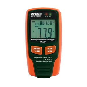Extech Luftfeuchte- und Temperatur-Datenlogger mit LCD-Display, 1 Stück, RHT20, RHT20