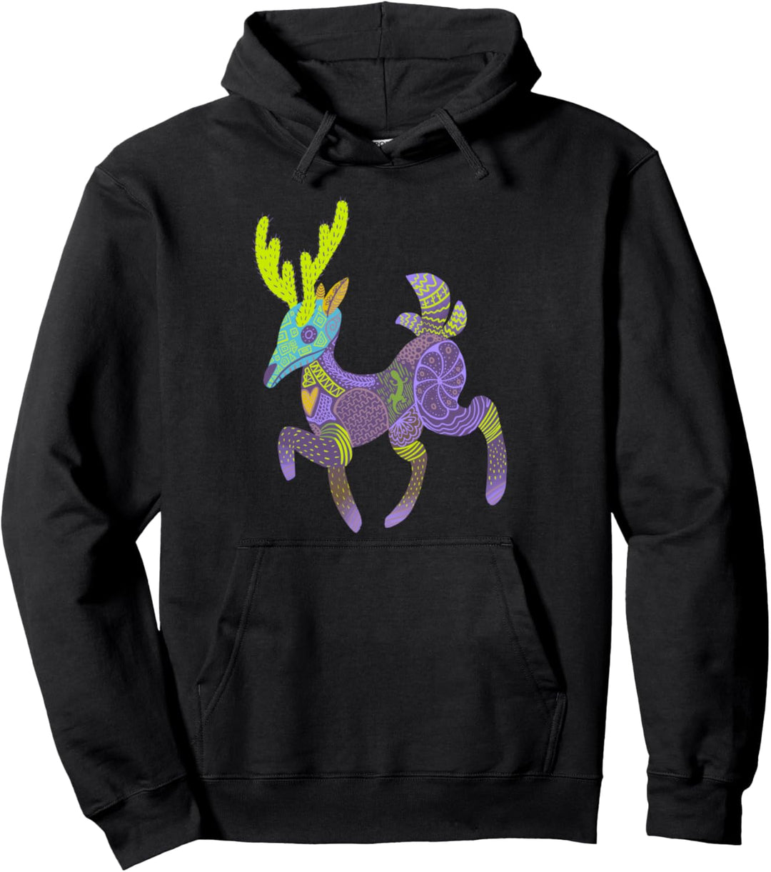Pretty Alebrije Mexiko Hirsch Grafik Design für Frauen Pullover Hoodie