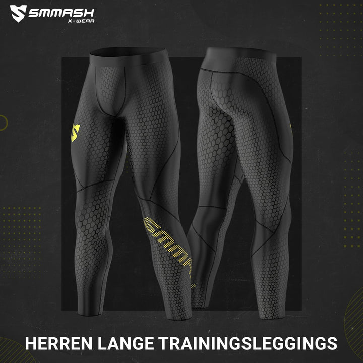 SMMASH Leggings Herren Jogginghose Sport-Leggings Lang XS Cell, XS Cell