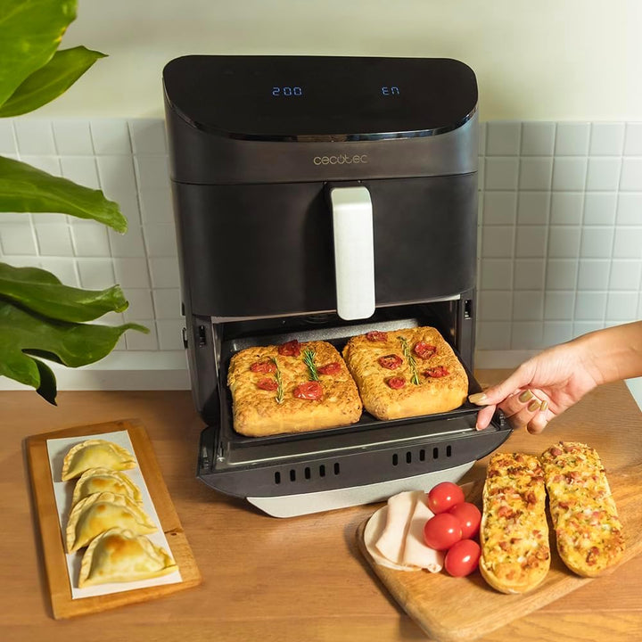 Cecotec Heissluftfritteuse, Ofen und Grill 11 L Cecofry FoodCourt 11000 Connected C. 1850 W, 3-in-1-