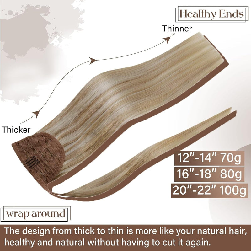Hetto Echthaar Zopf Extensions Blond Ponytail Echthaar Extensions Remy Pferdeschwarz Extensions Echt