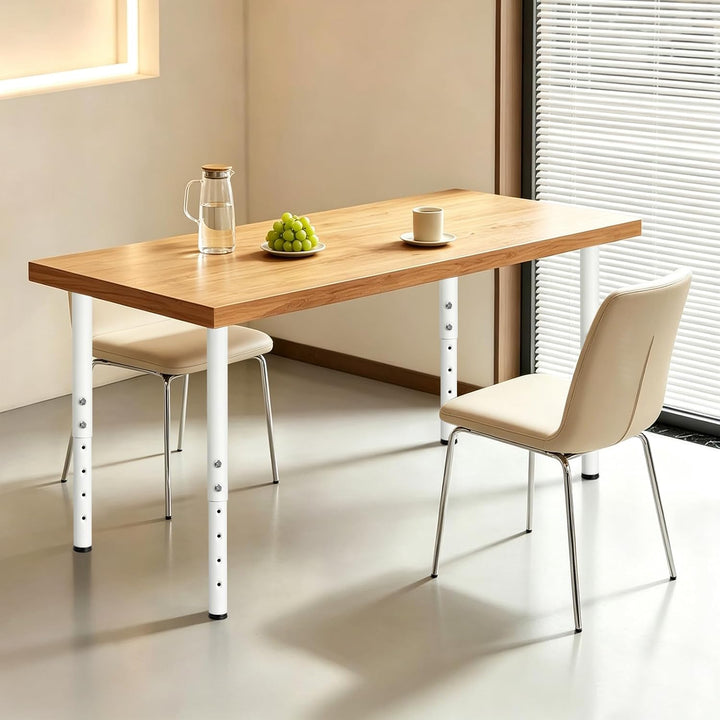 Jahof Verstellbares Tischbein, 55–90 cm, Home Office Möbel Schreibtischbein (1, Weiss) 1 Weiss, 1 We