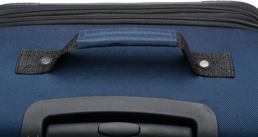 U.S. Traveler Aviron Bay Erweiterbares Weichgepäck mit Spinnrädern 3 Piece Luggage Marineblau, 3 Pie