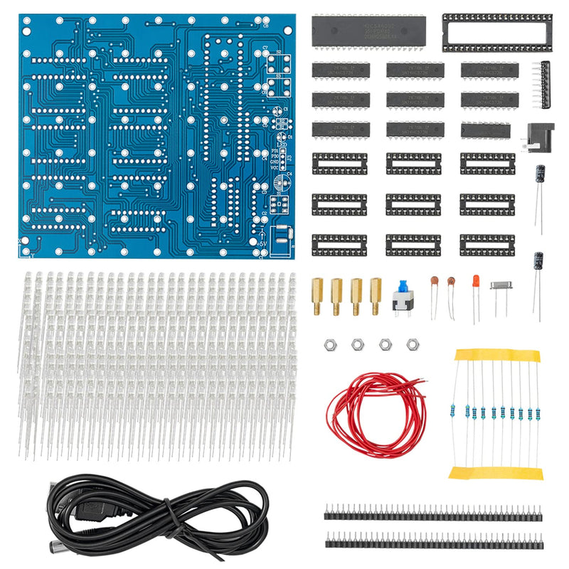 AZDelivery 3D LED Cube 8x8x8 Würfel Bausatz Lichtmatrix für Elektronik-labor Projekte programmierbar