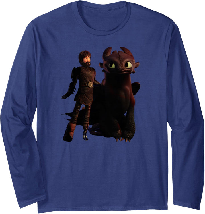 Drachenzähmen Leicht Gemacht 3 Hiccup und Toothless Langarmshirt