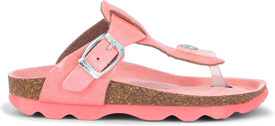 Superfit Mädchen Fussbettpantoffel 1000125 Pantoffeln 33 EU Melon 5000, 33 EU Melon 5000