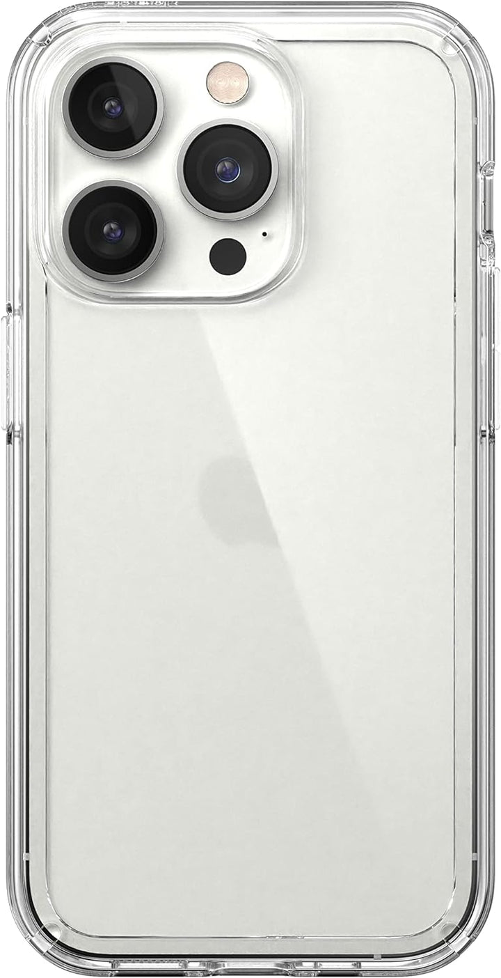 Speck Products Gemshell Hülle passend für iPhone 14 Pro, 6,1 Zoll Modell, transparent/transparent Tr
