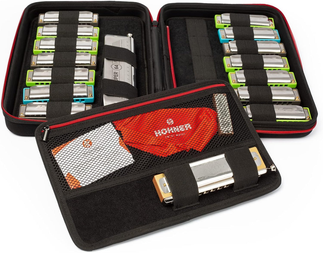 HOHNER Tasche, FlexCase, L, für 18 Mundharmonikas, L