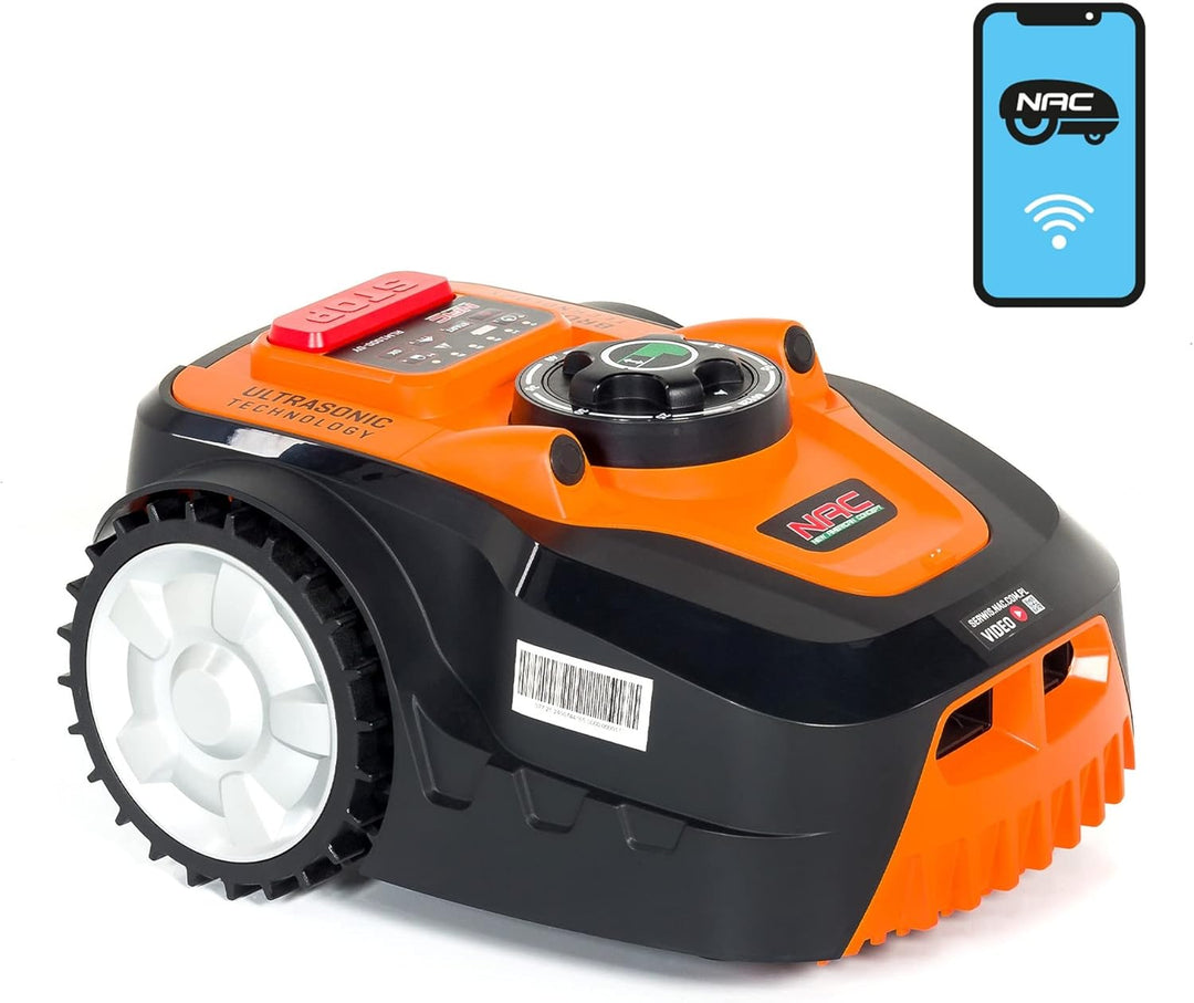 NAC NEW AMERICAN CONCEPT Rasenmäher Roboter 20V, Schnittbreite 18cm, Rasenflächen 1000qm, Schnitthöh