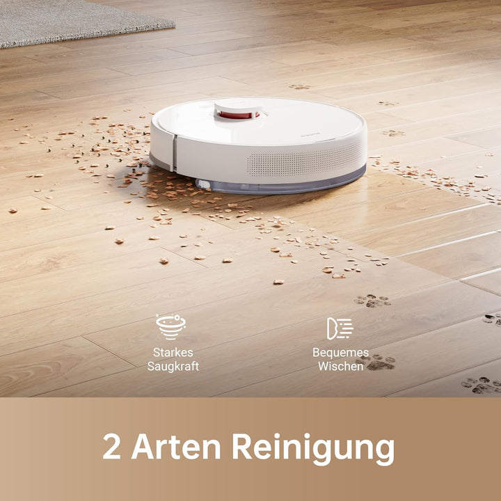 dreame F9 Pro Staubsaugerroboter und Wischmopp 2-in-1, LiDAR Navigation, 150 min Laufzeit, Staubsaug