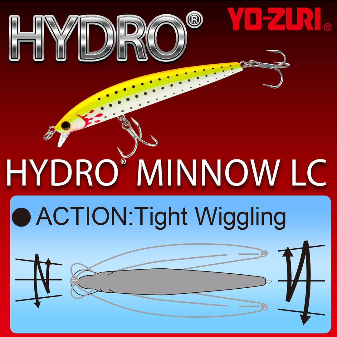Yo-Zuri Hydro Minnow LC, schwimmend, 170 mm, Gelb