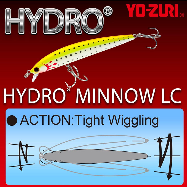 Yo-Zuri Hydro Minnow LC, schwimmend, 170 mm, Gelb