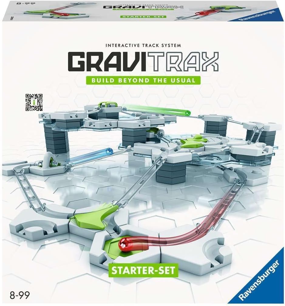 Ravensburger GraviTrax Starter-Set 22410 - GraviTrax Starterset für Deine Kugelbahn & GraviTrax Elem