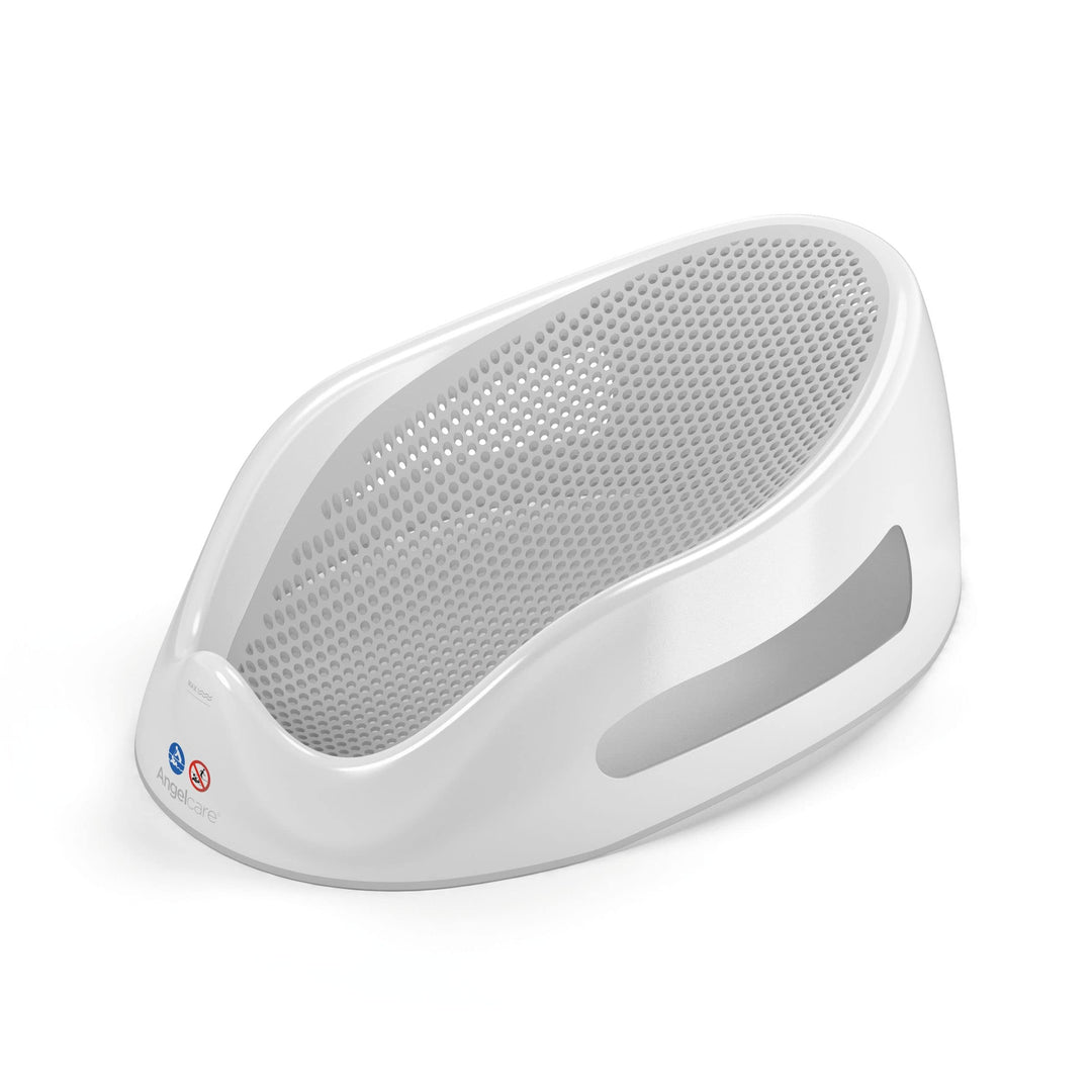 Angelcare ergonomischer Badesitz für die grosse Badewanne oder Dusche, Light Grey, angenehm weiche L