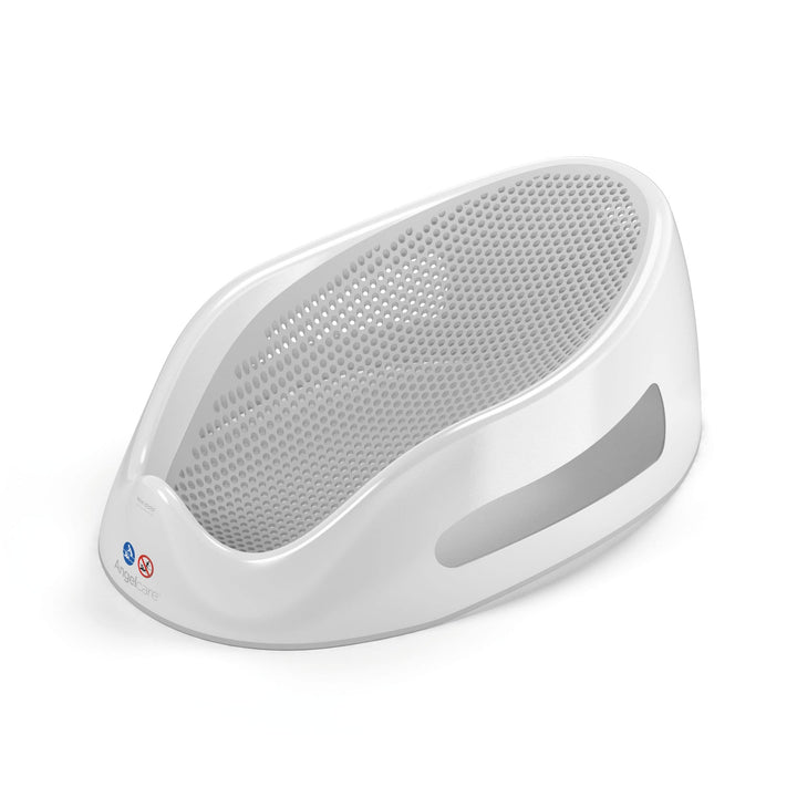Angelcare ergonomischer Badesitz für die grosse Badewanne oder Dusche, Light Grey, angenehm weiche L