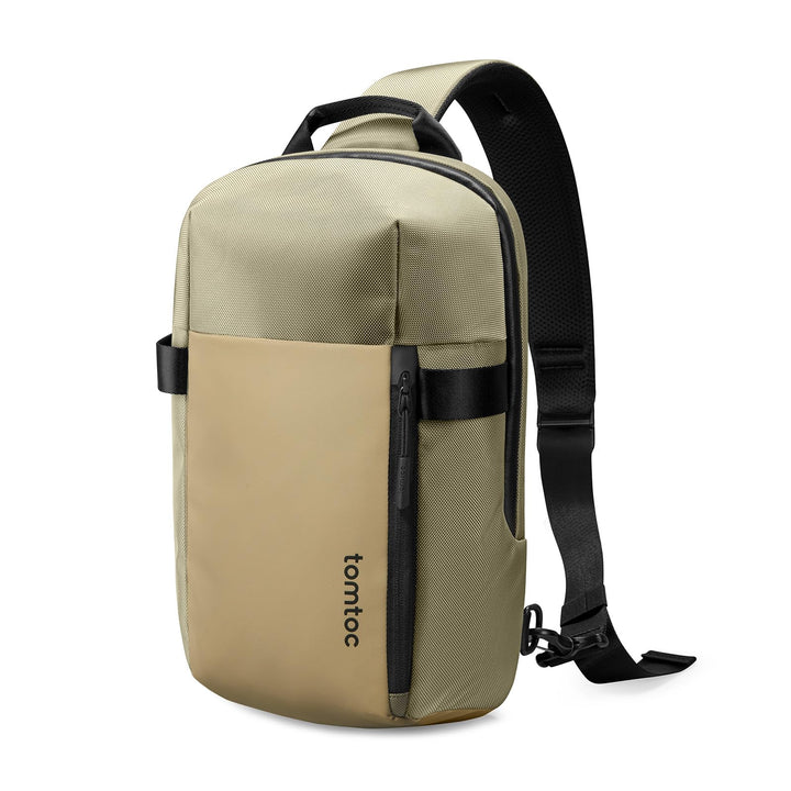tomtoc Kompakt Sling Bag, Minimal Einzelgurt Schulterrucksack für 14-Zoll MacBook Pro, Wasserresiste